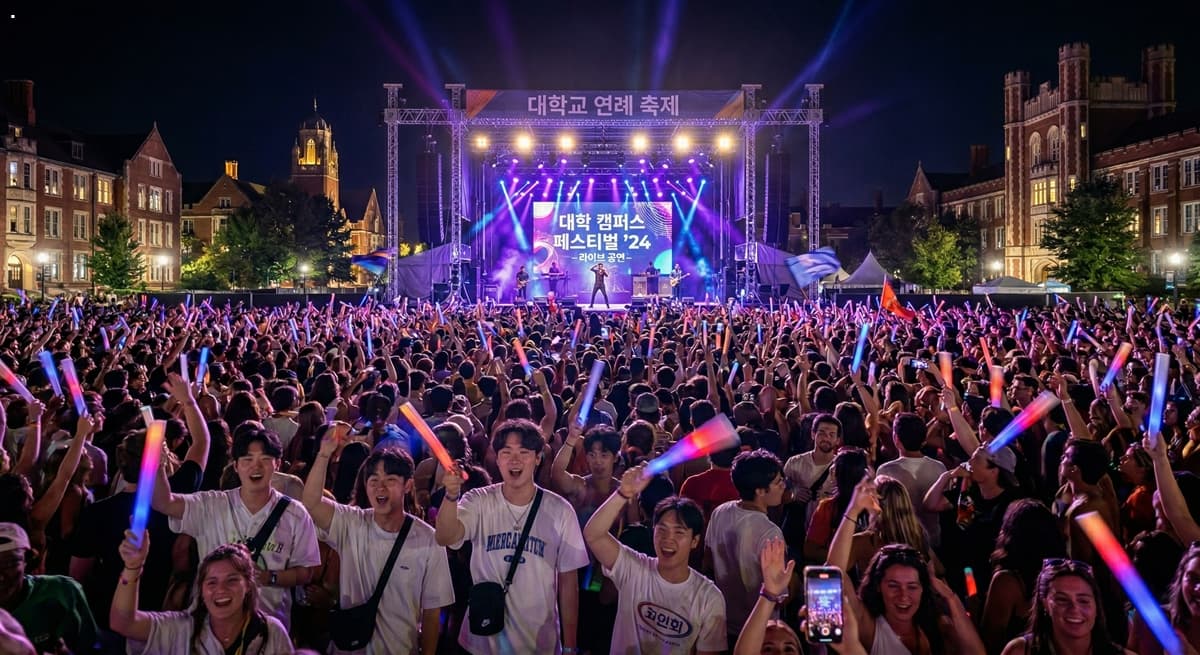 대학교 축제 가수 섭외, 실패 없는 대학 축제 라인업 구성 전략 5가지