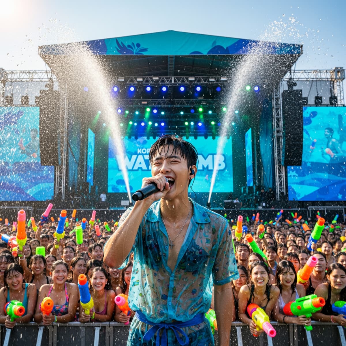 워터밤 섭외, 가수 브이원 강현수 대표가 실명 걸고 직접 보증합니다