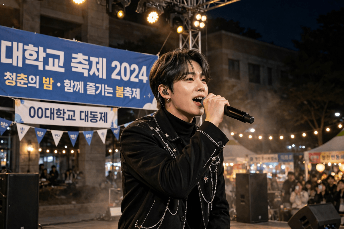 대학 축제 초청 가수 라인업, 실패 없는 2026년 전략 5가지