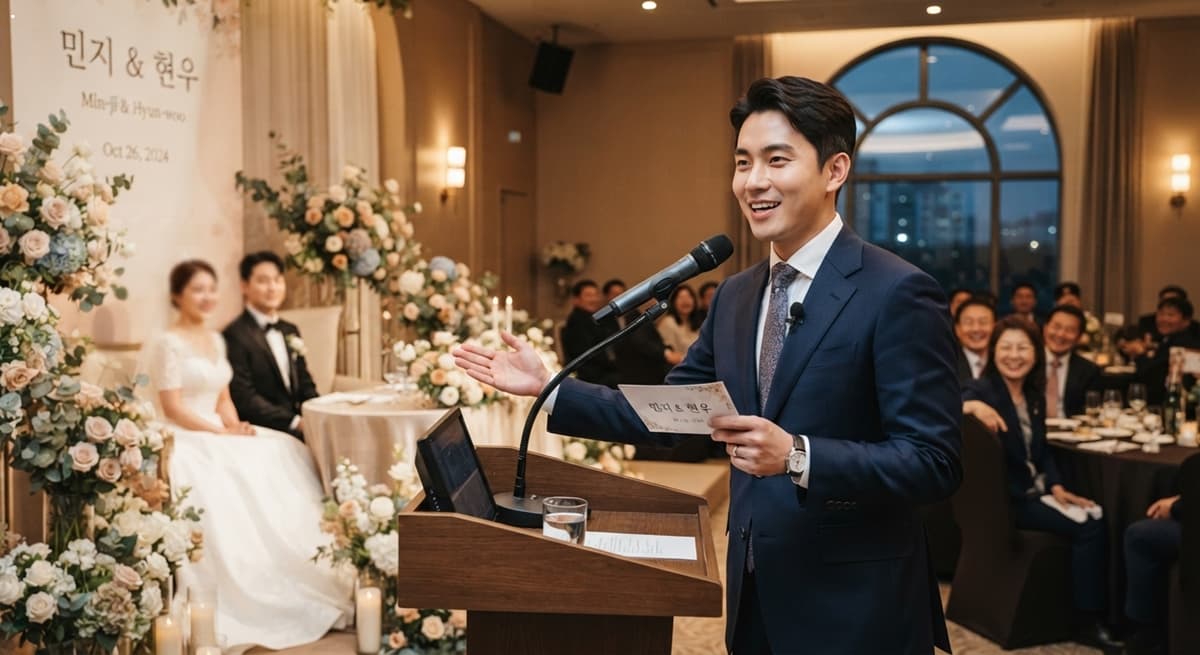 주례 없는 결혼식 MC, 식순·대본·계약 체크리스트